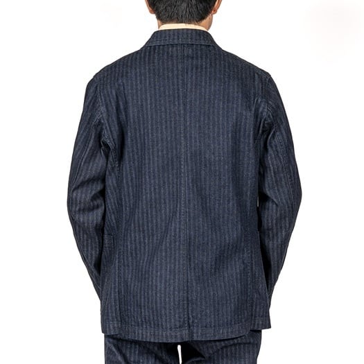 WORKERS(ワーカーズ)~Lounge Jacket, Indigo Herringbone~