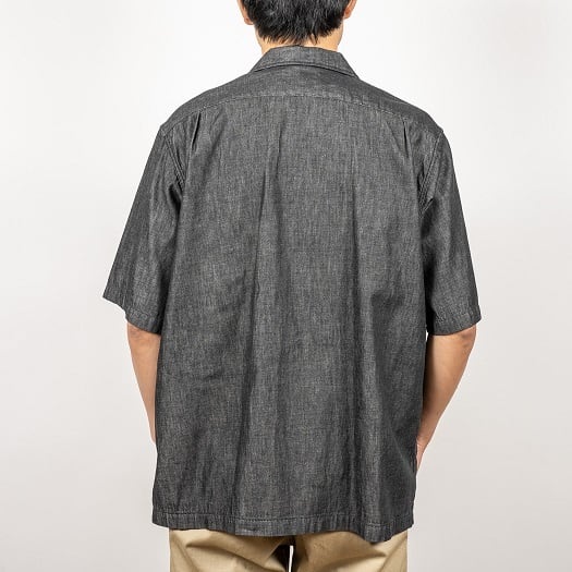WORKERS(ワーカーズ)~Open Collar Shirt, 6 oz Black Denim~