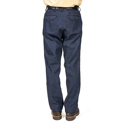 WORKERS(ワーカーズ)~Officer Trousers, Regular, Type 2, Indigo Herringbone~