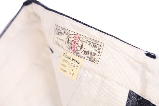CUSHMAN (クッシュマン) ~BLACK CHAMBRAY TROUSERS~