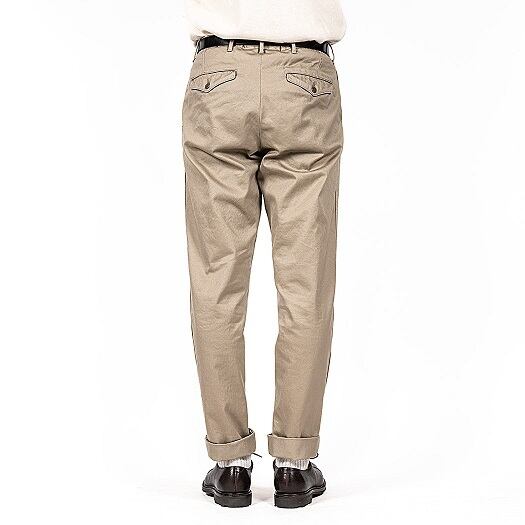 WORKERS(ワーカーズ)~Workers Officer Trousers SlimFit Type2 Greige Chino~