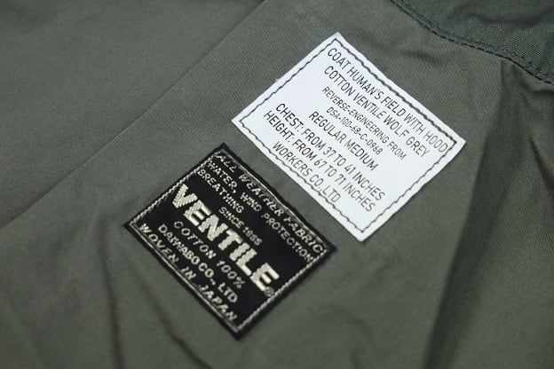 WORKERS(ワーカーズ)~M-65 Field Jacket, Heavy Ventile W.GRAY~