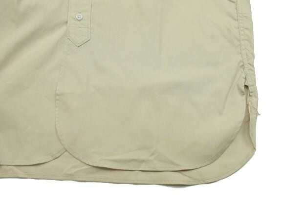 WORKERS(ワーカーズ)~Band Collar Shirt, Poplin, Beige~