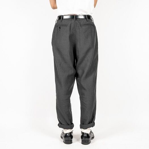 WORKERS(ワーカーズ)~Summer Trousers Charcoal Linen~