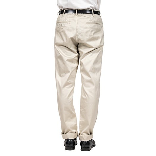 WORKERS(ワーカーズ)~Officer Trousers Slim Type2, Pearl White Chino~