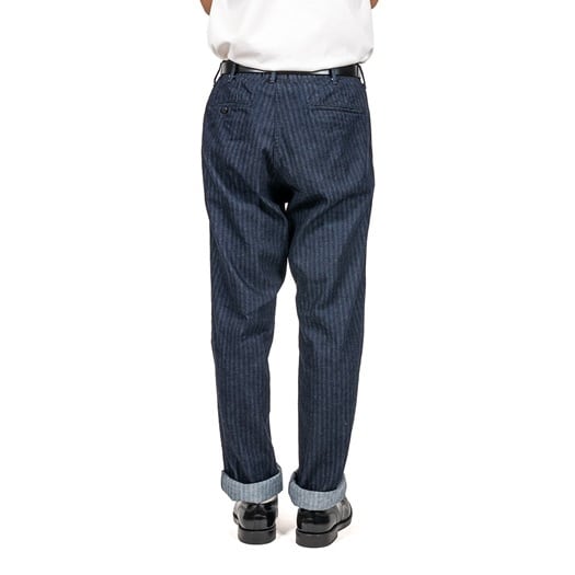 WORKERS(ワーカーズ)~Officer Trousers SlimType2 Indigo Herringbone~