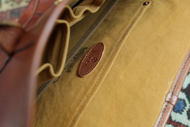 VASCO(ヴァスコ)~LEATHER SADDLE TOTE BAG CAMEL~