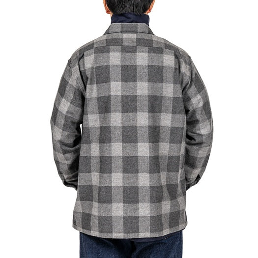 【WORKERS】Open Collar Shirt, Cotton Wool Flannel, Check