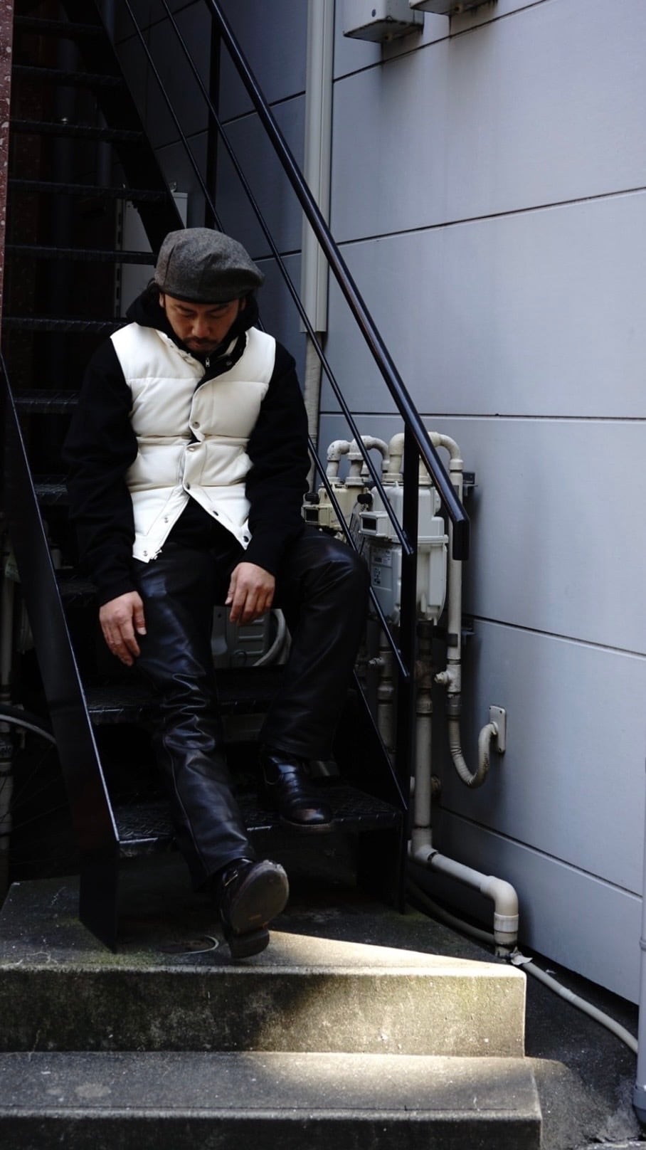 FINE CREEK & CO(ファインクリークアンドコー)~Law Deerskin Vest White~