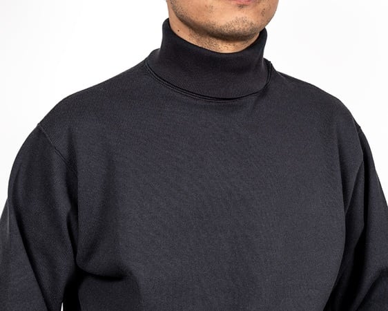 WORKERS(ワーカーズ)~Cotton RAF Sweater, Fade Black~