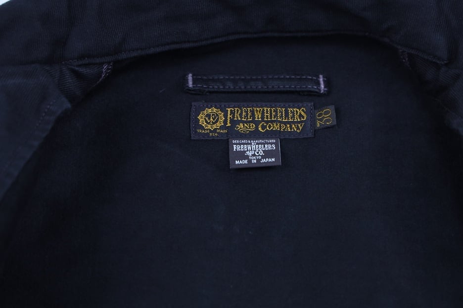 FREEWHEELERS(フリーホイーラーズ)~DECK WORKER JACKET JET BLACK~