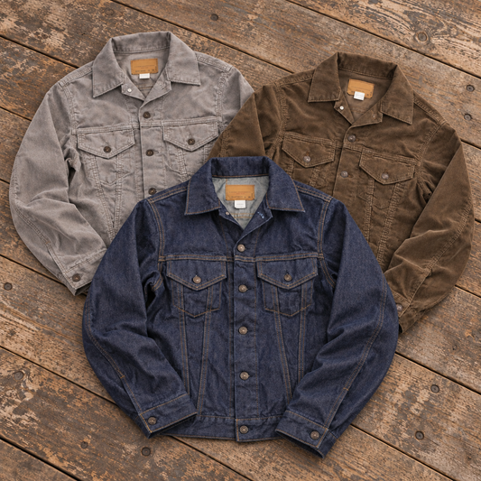 FEM「70712 TRUCKER JACKET」3モデルを比較