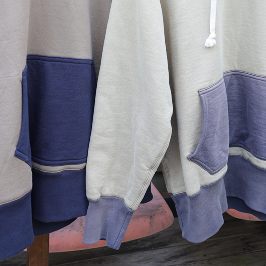 FREEWHEELERS “AFTER HOODED SWEAT SHIRT” DOUBLE FACE。
