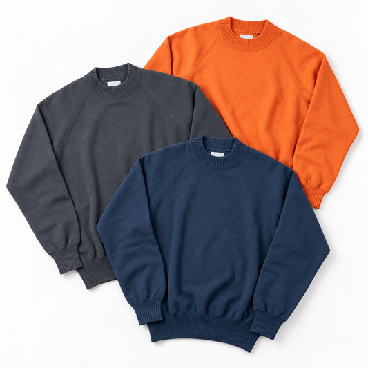 冬に頼れる一着。WORKERS「Raglan Cotton Sweater」の魅力