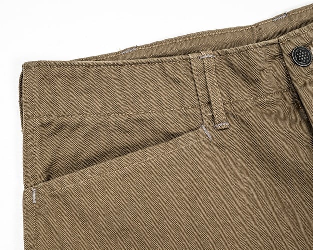 WORKERS(ワーカーズ)～M43 Trousers Mod, Khaki Herringbone～