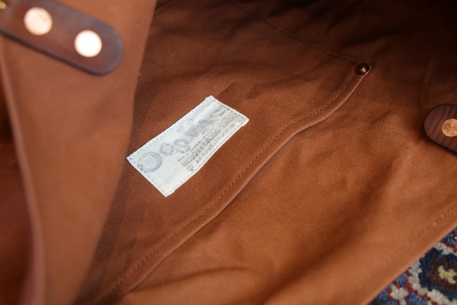 VASCO(ヴァスコ)～CANVAS×LEATHER TRAVEL TOTE BAG KHAKI～