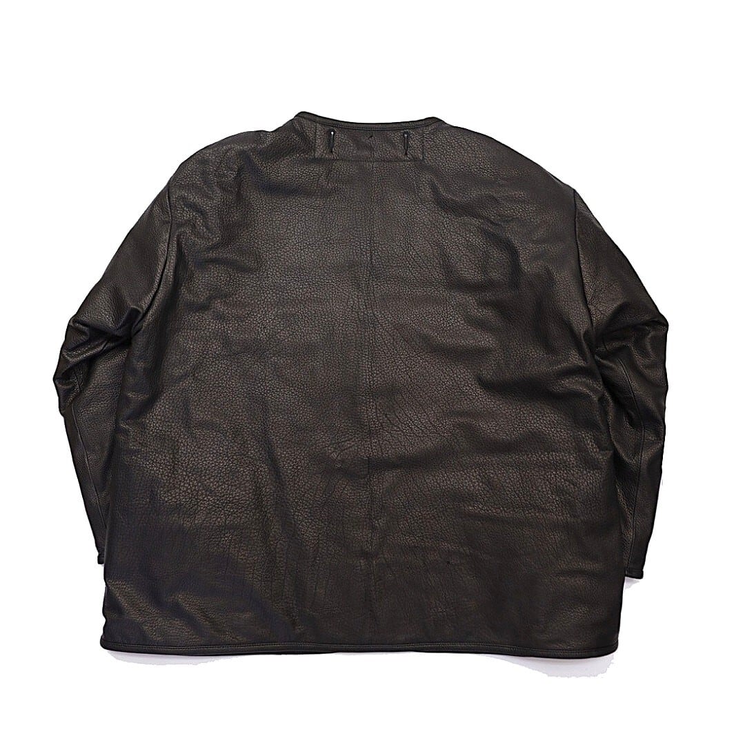 C-WORKS(シーワークス)～"Lin" Leather Liner Jacket Black～