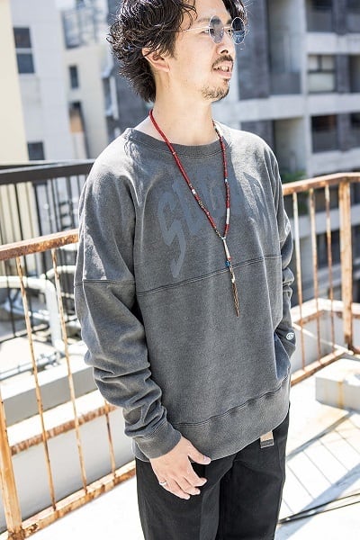 Sugar&Co.(シュガーアンドカンパニー)～BOX SWEAT Fade Black(Arch Logo)～