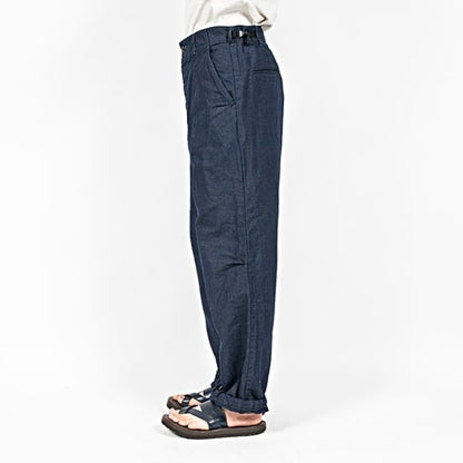 WORKERS(ワーカーズ)～FWP Trousers Indigo Cotton Linen～