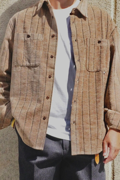 Sugar&Co.(シュガーアンドカンパニー)～MOLESKIN STRIPE DROP SHIRT～