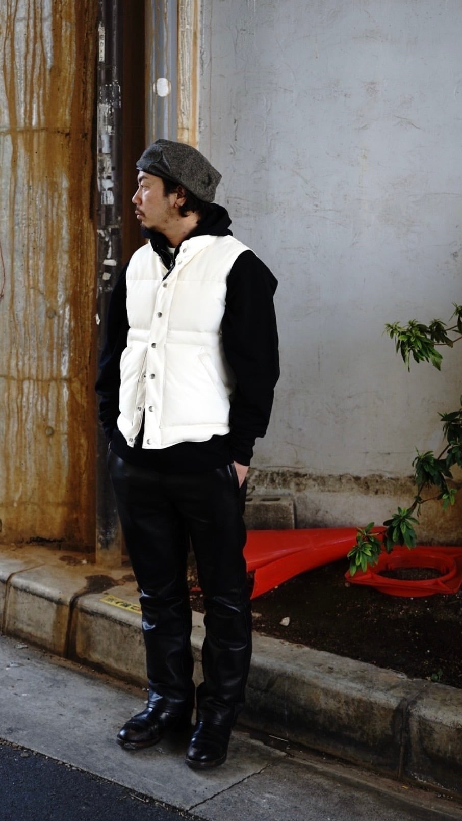 FINE CREEK & CO(ファインクリークアンドコー)～Law Deerskin Vest White～