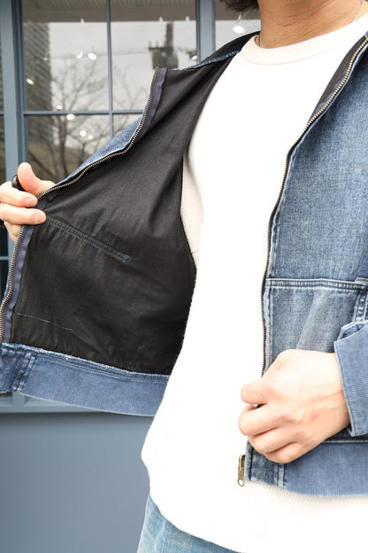 Sugar&Co.(シュガーアンドカンパニー)～Denim Windproof Hoodie Worker's Wash～