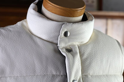FINE CREEK & CO(ファインクリークアンドコー)～Law Deerskin Vest White～