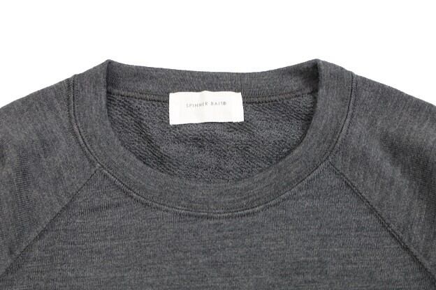 SPINNER BAIT(スピナーベイト)～MT.BREATH WOOL CREW NECK CHARCOAL～