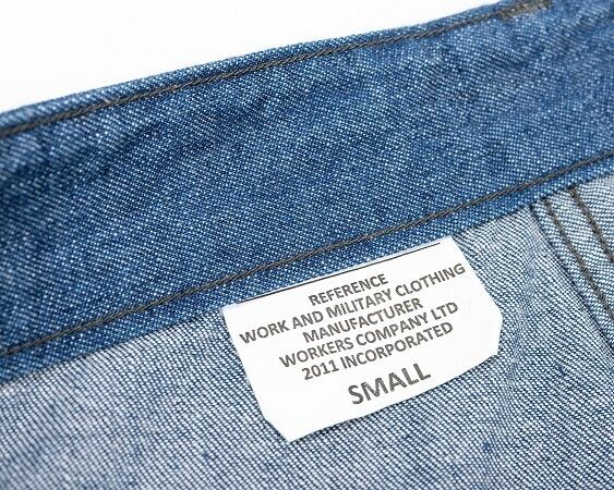 WORKERS(ワーカーズ)～Baker Pants Trace MIL-838-D Indigo Denim～