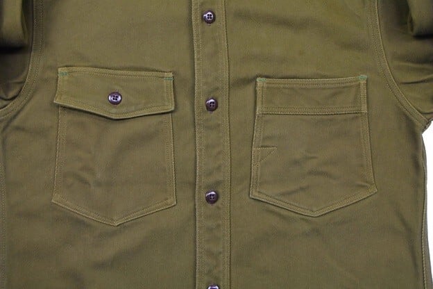 FREEWHEELERS(フリーホイーラーズ)～"Gemsa" WORK SHIRT KHAKI OLIVE～
