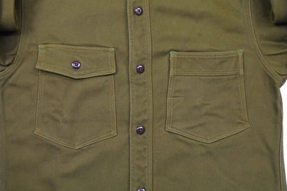 FREEWHEELERS(フリーホイーラーズ)～"Gemsa" WORK SHIRT KHAKI OLIVE～