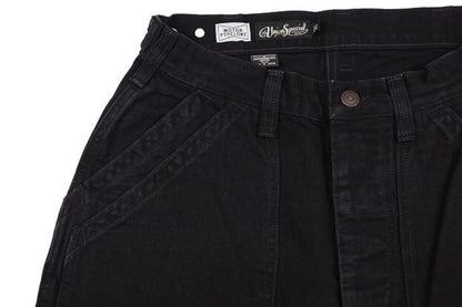 FREEWHEELERS(フリーホイーラーズ)～"CHOPPER BUILDER" WORK TROUSERS BLACK～