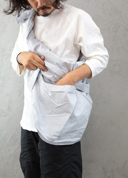 COMFY(コムフィ)～NEWSPAPER SHIRTS SMOKE BLUE～