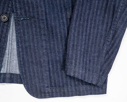 WORKERS(ワーカーズ)～Lounge Jacket, Indigo Herringbone～