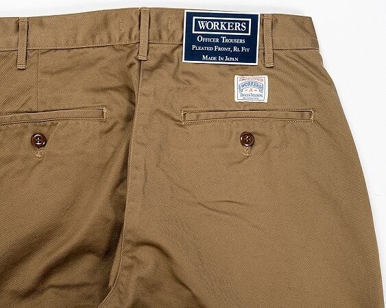 WORKERS(ワーカーズ)～Officer Trousers RL Fit, USMC Khaki～