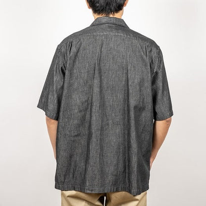 WORKERS(ワーカーズ)～Open Collar Shirt, 6 oz Black Denim～