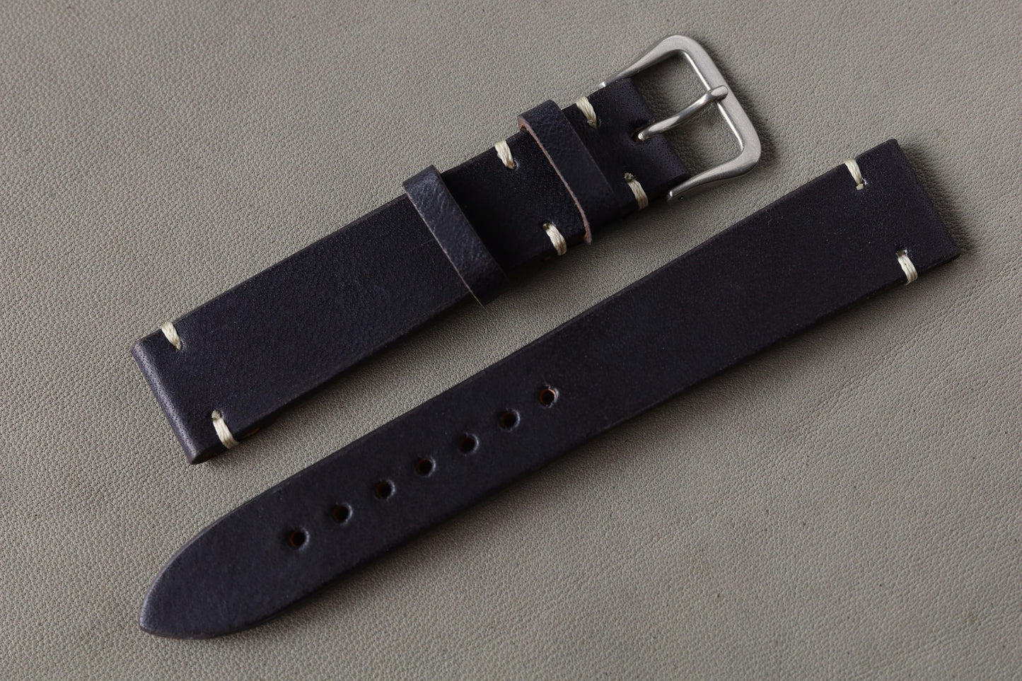 VASCO（ヴァスコ） ～ LEATHER WATCH BAND ～ Black