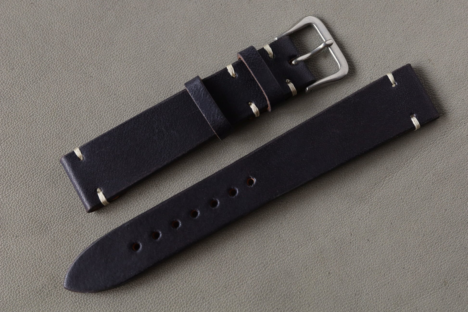 VASCO（ヴァスコ） ～ LEATHER WATCH BAND ～ Black