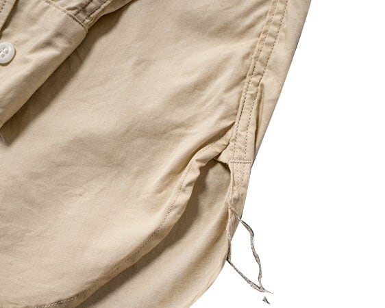 WORKERS(ワーカーズ)～Round Collar Shirt, Poplin, Beige～