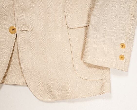 WORKERS(ワーカーズ)～IVY Blazer, French Linen Herringbone Ecru～
