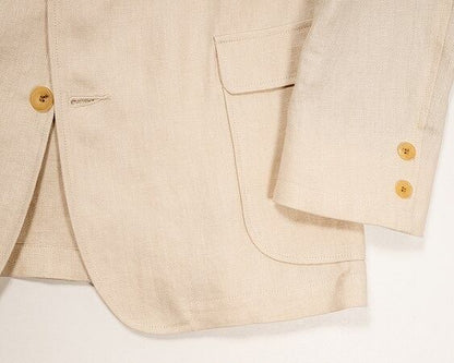 WORKERS(ワーカーズ)～IVY Blazer, French Linen Herringbone Ecru～
