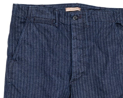 WORKERS(ワーカーズ)～Officer Trousers SlimType2 Indigo Herringbone～