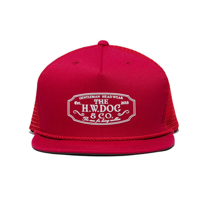 THE H.W.DOG & Co. (ドッグアンドコー) ～MESH TRUCKER CAP - Red～