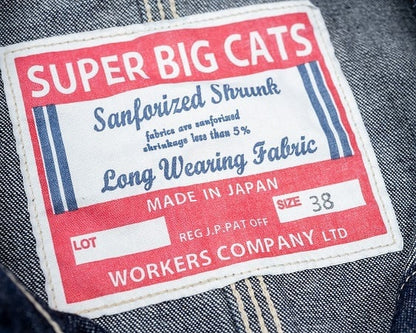 WORKERS(ワーカーズ)～SUPER BIG CAT Jacket Denim～