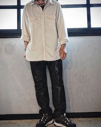 "LALK" LEATHER PANTS