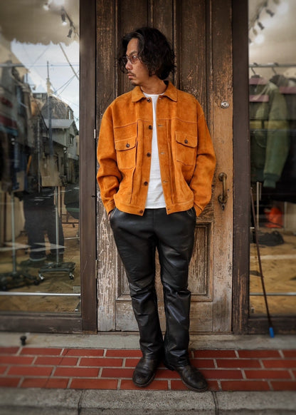 C-WORKS(シーワークス)～"Kernel" Suede Leather Jacket～
