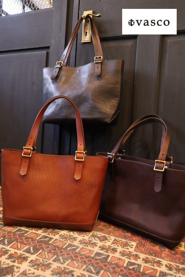 VASCO(ヴァスコ)～LEATHER TRAVEL TOTEBAG -MEDUIM～