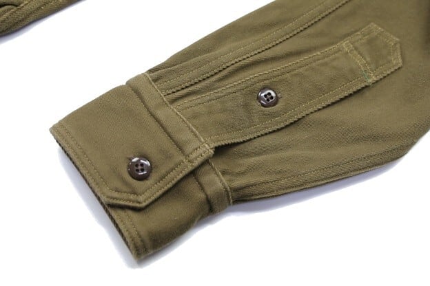 FREEWHEELERS(フリーホイーラーズ)～"Gemsa" WORK SHIRT KHAKI OLIVE～