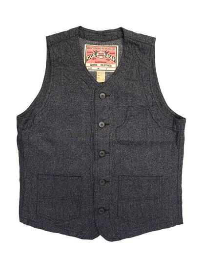 CUSHMAN(クッシュマン)～BLACK CHAMBRAY WORK VEST～