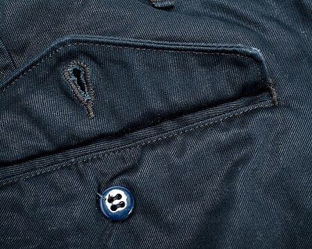 WORKERS(ワーカーズ)～Officer Trousers Slim, Type 3 Navy Chino～